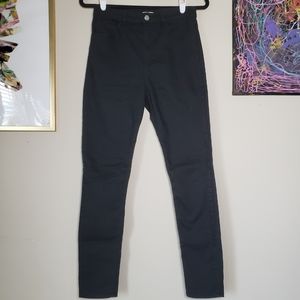 H&M High Waist Skinny Black Jeans Sz 6